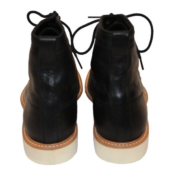 NISOLO MEN'S MATEO LEATHER BOOTS BLACK $260 NWOB - Picture 7 of 9